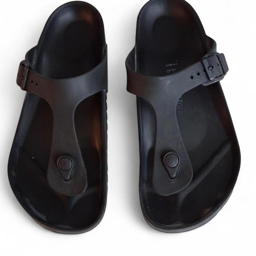 Birkenstock Gizeh EVA Black Waterproof Thong Sandals Unisex EU Size 41 Regular